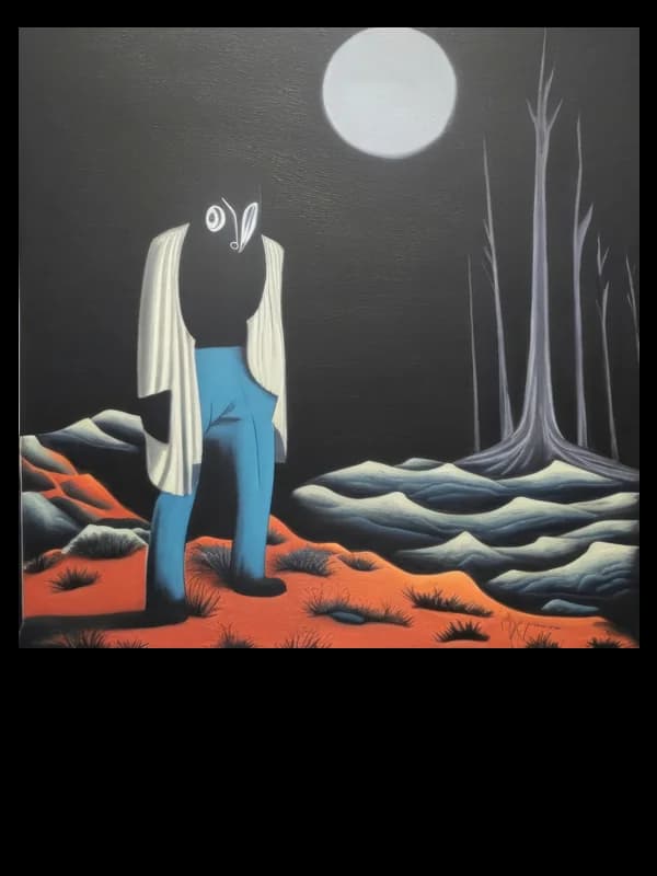 lost in the night — T-shirt – print file, front