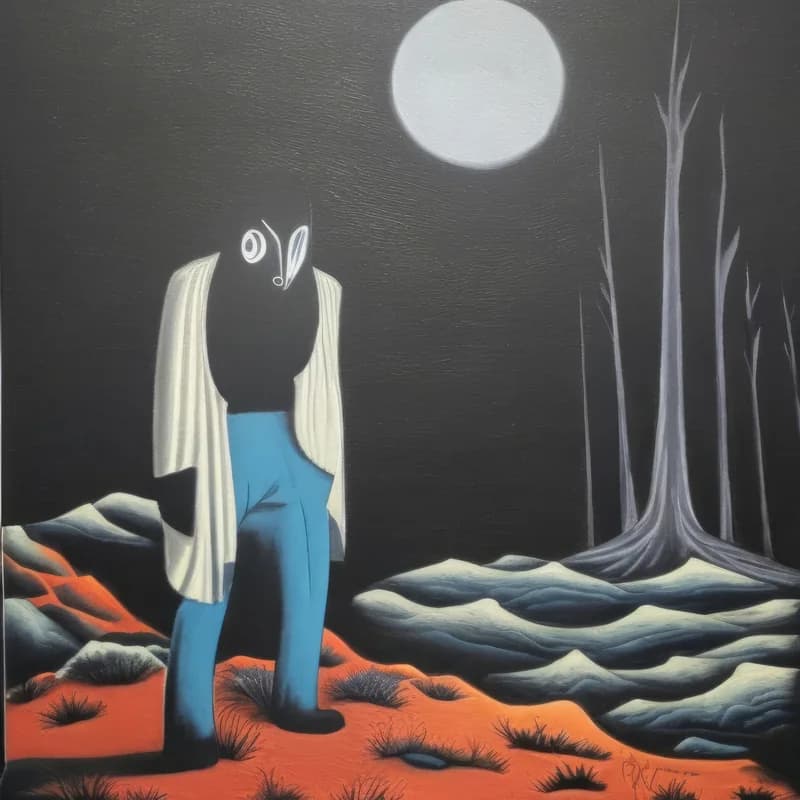 lost in the night — Art print – print file, front