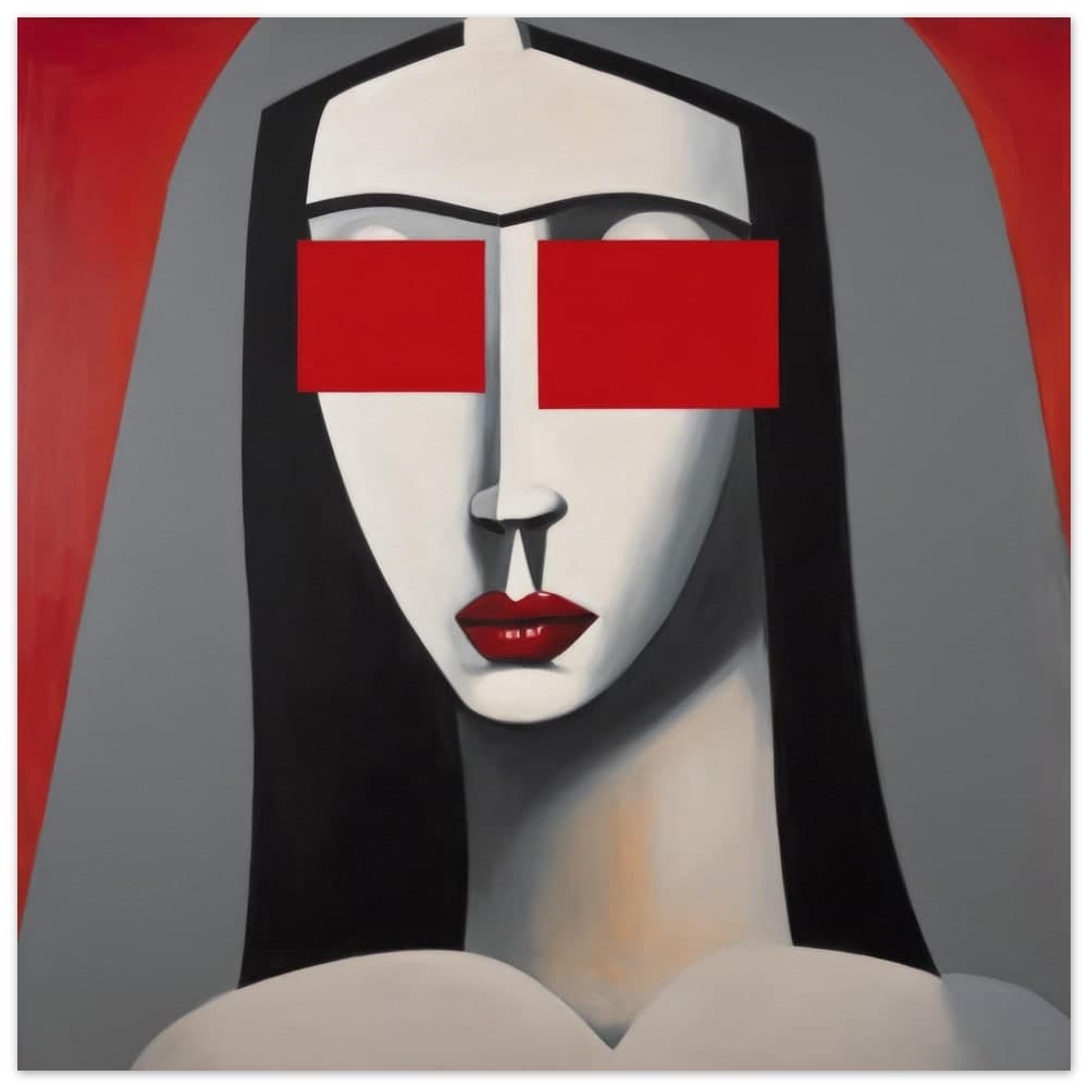 censored — Art print – front